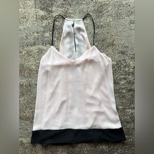 Elegant Women's Halter Top - Black and Cream